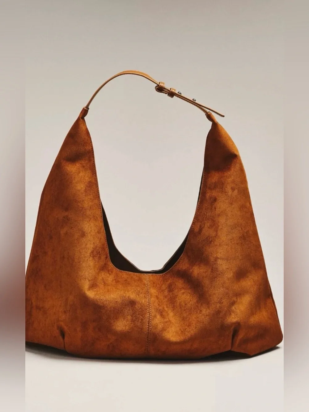 ▪️NWT Anthropologie Large Faux Suede Slouchy Tote